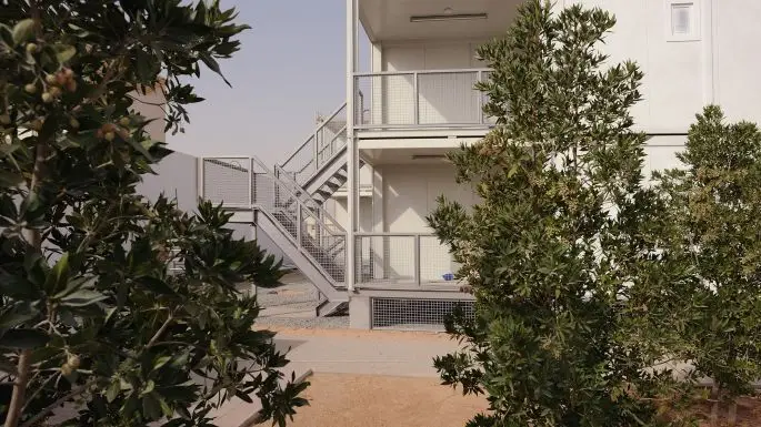 At the site and as per project requirements, remote storage and fabrication workshop facilities can be provided.